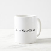 Take Care Of Me, Kitten Coffee Mug コーヒーマグカップ (正面右)