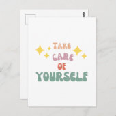 Take care of yourself ポストカード (正面/裏面)