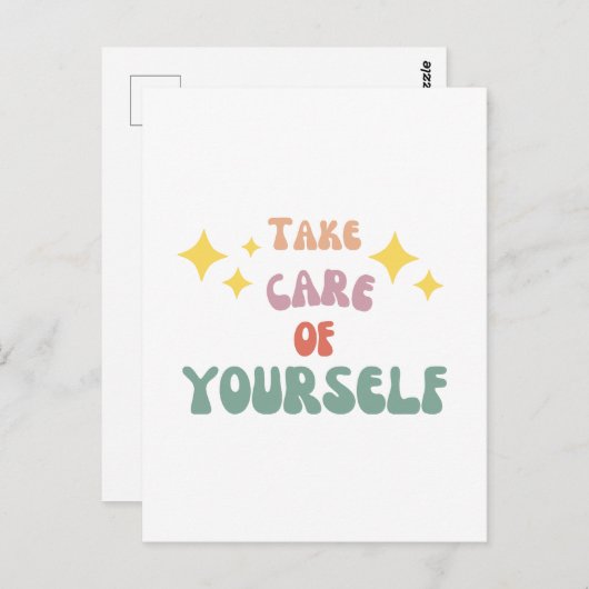 Take care of yourself ポストカード (正面/裏面)