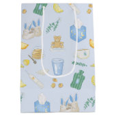 Take Care Sick Day Get Well Soon Self Care  ミディアムペーパーバッグ (裏面)