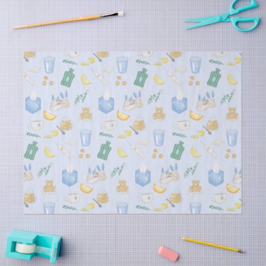 Take Care Sick Day Get Well Soon Self Care 薄葉紙 (クラフト)