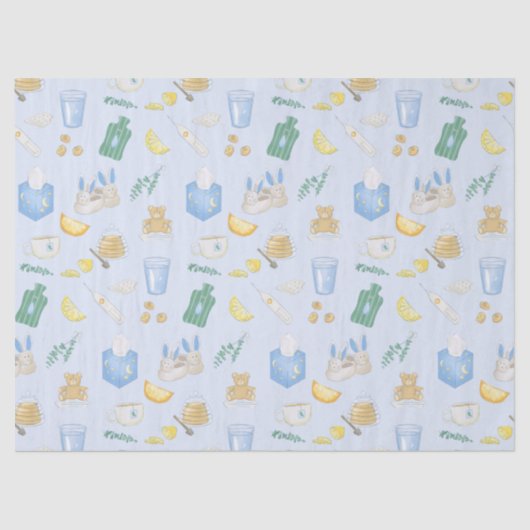 Take Care Sick Day Get Well Soon Self Care 薄葉紙 (正面)