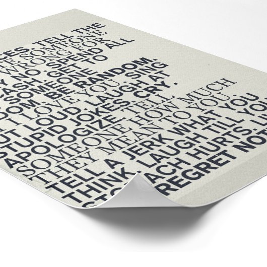 Take Chances Poster ポスター (角)