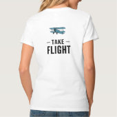 Take_Flight_Reach_New_Height2 Tシャツ (裏面)