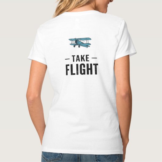 Take_Flight_Reach_New_Height2 Tシャツ (裏面)