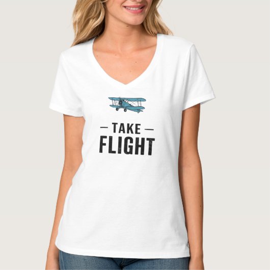 Take_Flight_Reach_New_Height2 Tシャツ (正面)