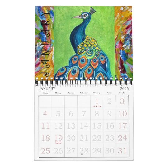 Take Flight Two Page Calendar (12-month) カレンダー (1月 2026)