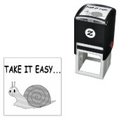 Take It簡単かわいい漫画カタツムリ セルフインキングスタンプ (インサイチュ)