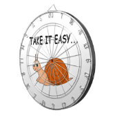 Take It簡単かわいい漫画カタツムリ ダーツボード (正面右)