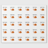 Take It簡単かわいい漫画カタツムリ ラッピングペーパー (フラット)