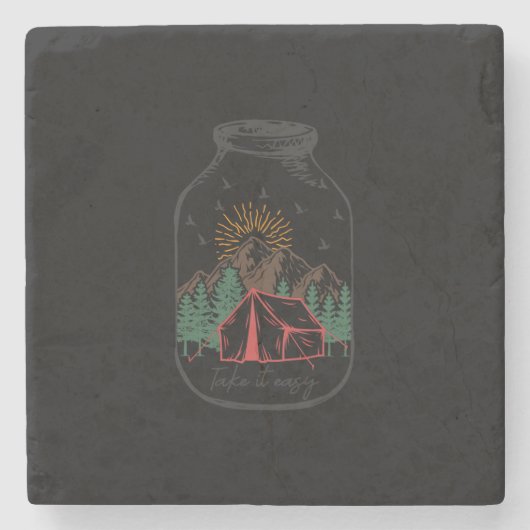 Take It簡単 ストーンコースター (正面)