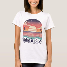 Take It簡単 – 女性の基本Tシャツ Tシャツ