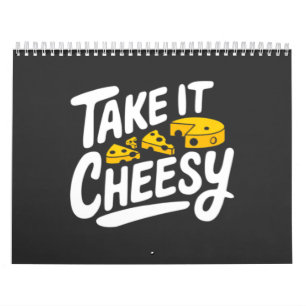 Take It Cheesy -おもしろいチーズプリントfor Cheese Lover カレンダー
