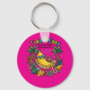 Take It Easy – リラックスバナナの気分 キーホルダー