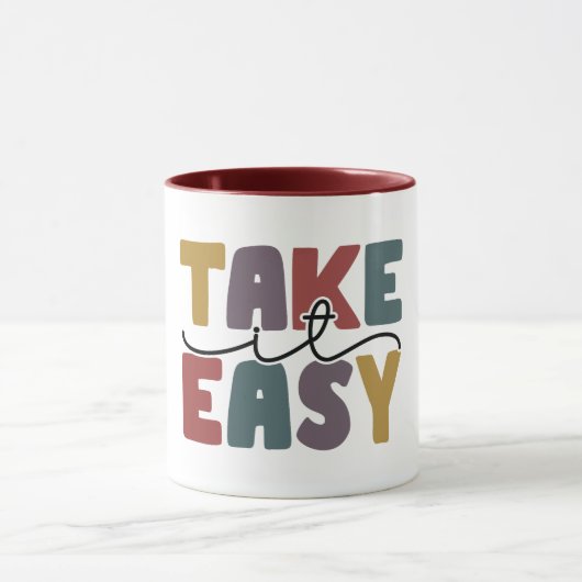 Take It Easy 引用符  マグカップ (中央)