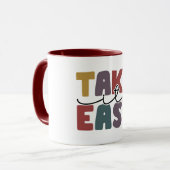 Take It Easy 引用符  マグカップ (正面左)