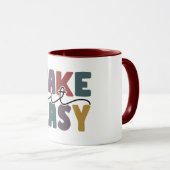 Take It Easy 引用符  マグカップ (正面右)