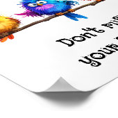 Take it Easy don't ruffle your feathers ポスター (角)