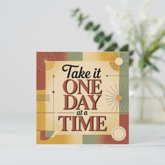 Take It One Day At A Time 招待状 (スタンド正面)