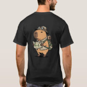 Take It Slow Capybara Tee – Customizable Tシャツ (裏面)