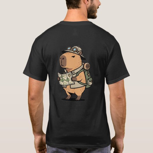 Take It Slow Capybara Tee – Customizable Tシャツ (裏面)