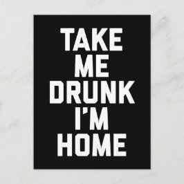 Take Me飲おもしろい引用文 ポストカード