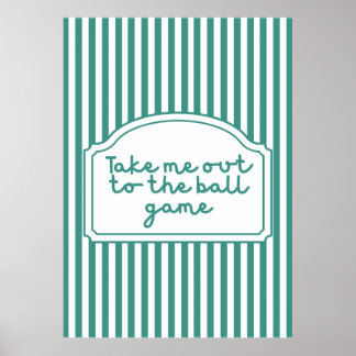 Take Me Out to the Ball Game ポスター