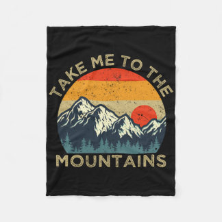 Take Me To The Mountains  フリースブランケット