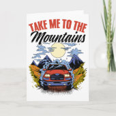 Take Me To The Mountains Adventure Wilderness Moun カード (正面)