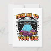 Take Me to Your Ube  案内状 (正面)