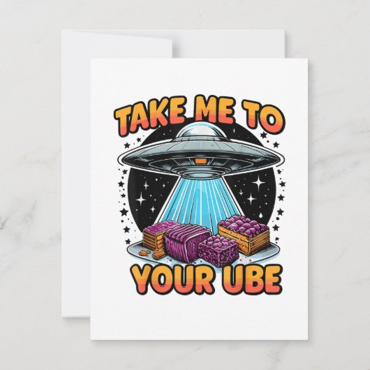 Take Me to Your Ube  案内状 (裏面)