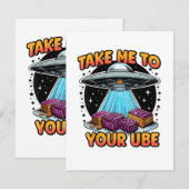 Take Me to Your Ube  案内状 (正面/裏面)
