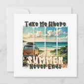 Take Me Where Summer Never Ends -レトロビーチVibes (正面)