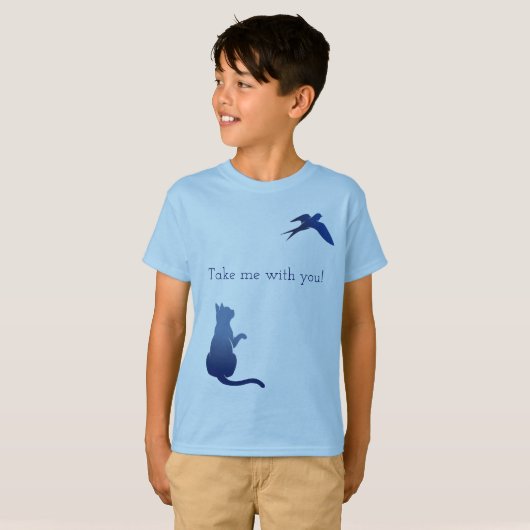 Take me with you! tシャツ (正面フル)