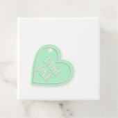 「Take One」ティーグリーンパーティーパーソナライズされた フェイバータグ (インサイチュ)