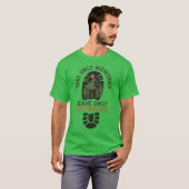 Take Only Memories Leave Only Footprints Eco Hikin Tシャツ (正面フル)