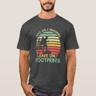 Take Only Memories Leave Only Footprints Hiking Vi Tシャツ