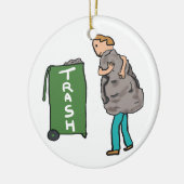 Take Out The Trash セラミックオーナメント (左)