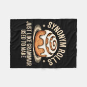 Take That Depression Funny Rubber Duck  フリースブランケット (正面(横))