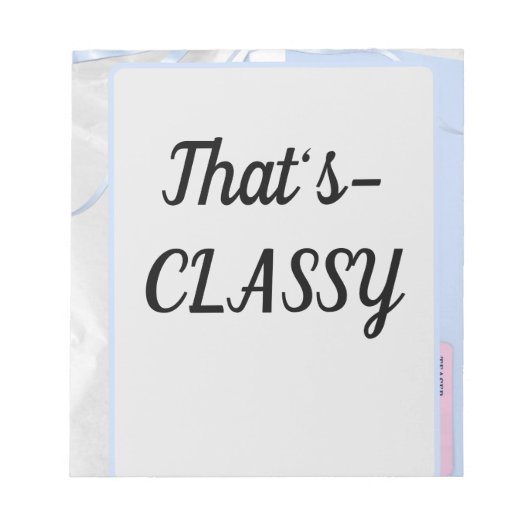 Take the best notes with this classy notebook ノートパッド (正面)