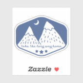 Take the Long Way Homeステッカー – 青 シール (シート)