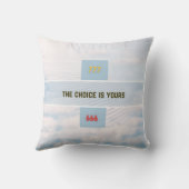 Take the necessary steps - pillow クッション (裏面)