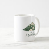 Take the Quiet Road Inspirational Mug コーヒーマグカップ (正面右)