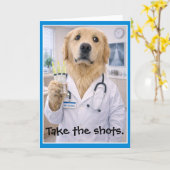 Take the Shots Get Well Card T-2 カード (黄色い花)