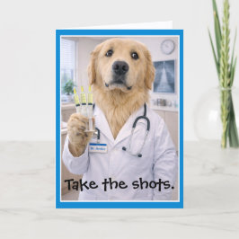 Take the Shots Get Well Card T-2 カード