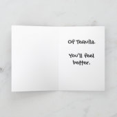 Take the Shots Get Well Card T-2 カード (内部)