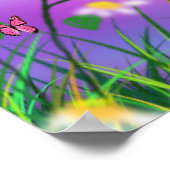 Take Time To Live春デイジーテーマ ポスター (角)