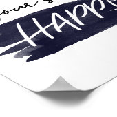 Take Time to Make Your Soul Happy Cute Modern ポスター (角)