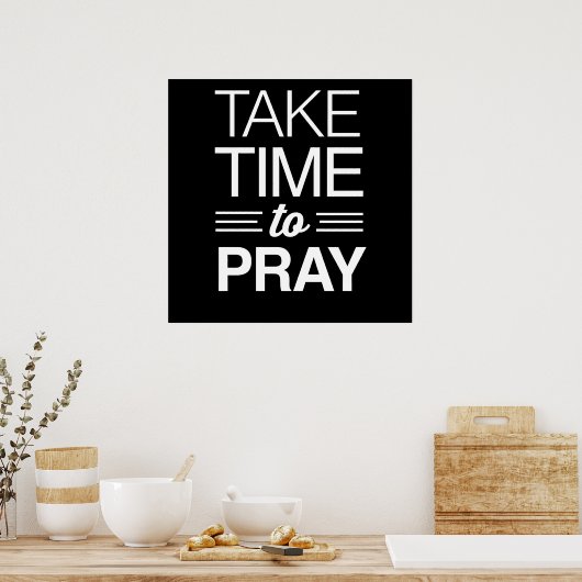 Take Time to Pray ポスター (キッチン)
