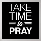 Take Time to Pray ポスター (正面)